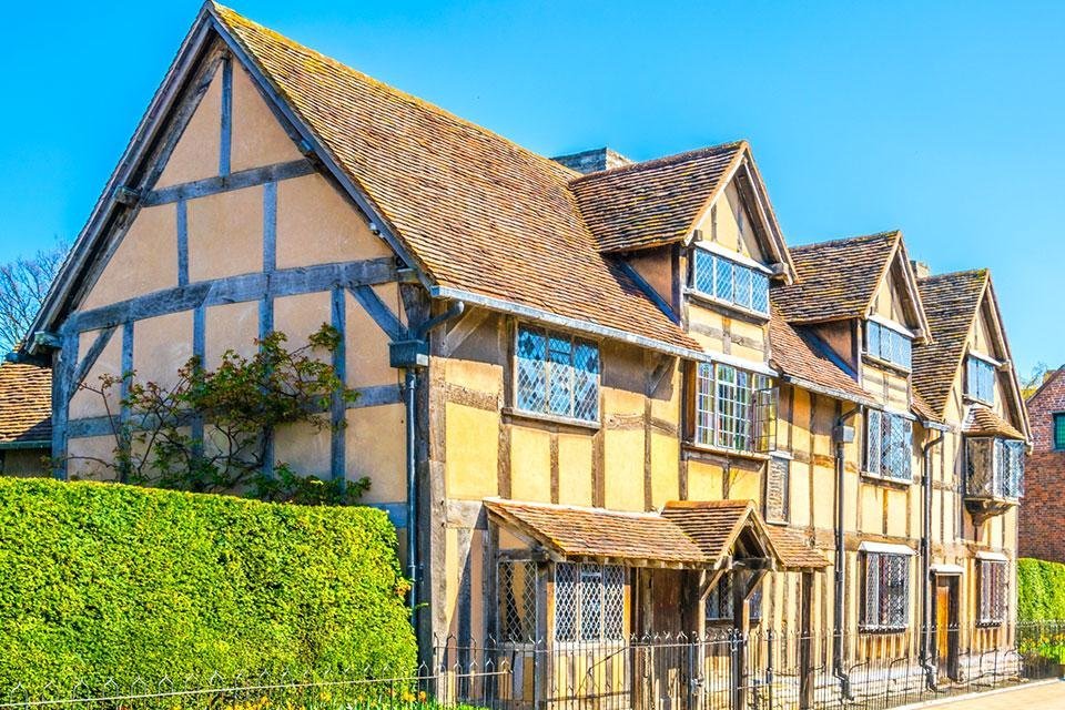 Stratford-upon-Avon geboortehuis William Shakespeare Groot-Brittannië