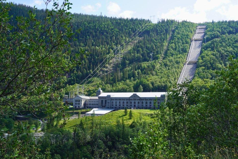 Norsk Industriarbeidermuseum in Vemork, Noorwegen