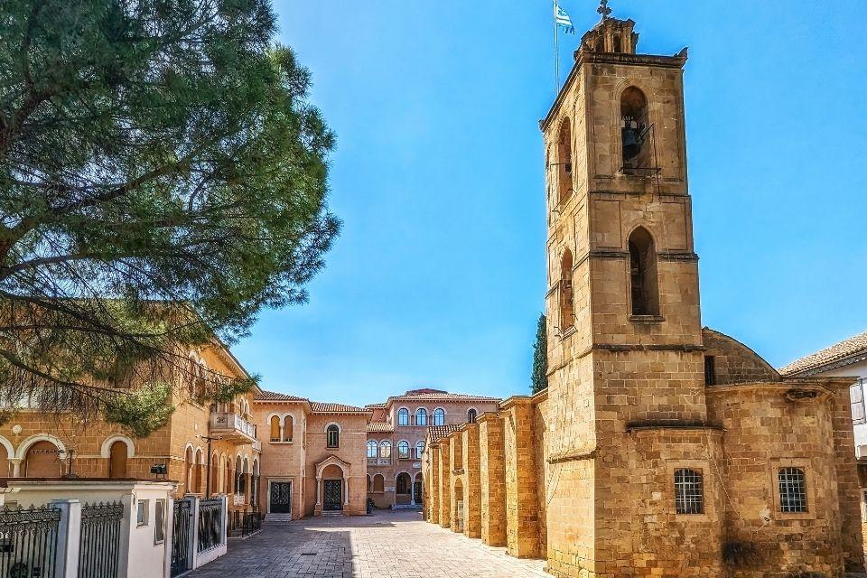 De kerk van Agios Ioannis in Nicosia Cyprus