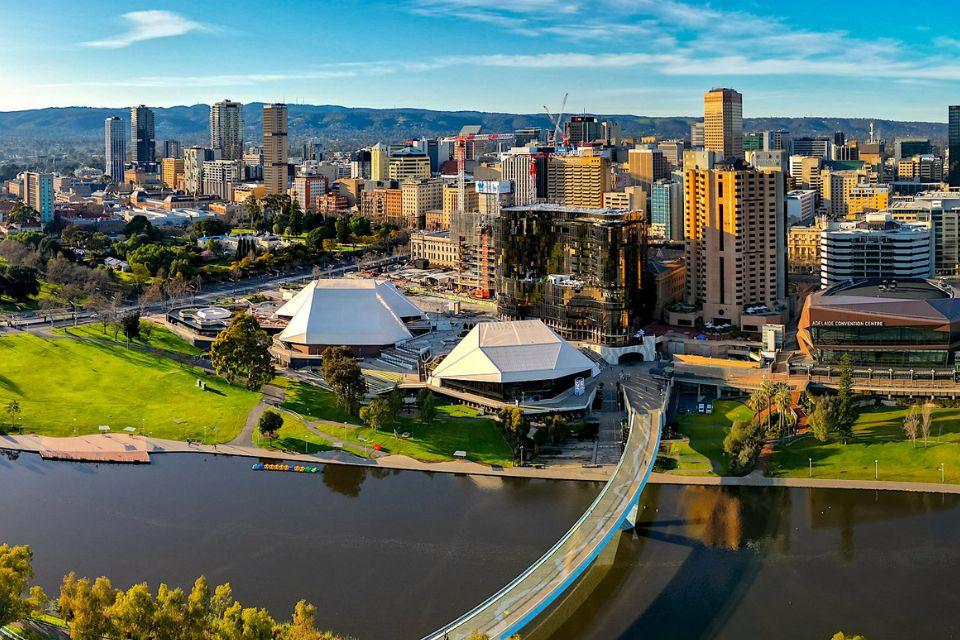Skyline Adelaide Australië