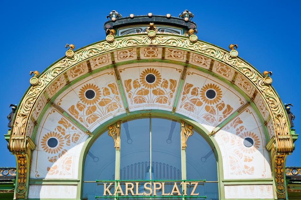 Karlsplatz in Wenen, Oostenrijk