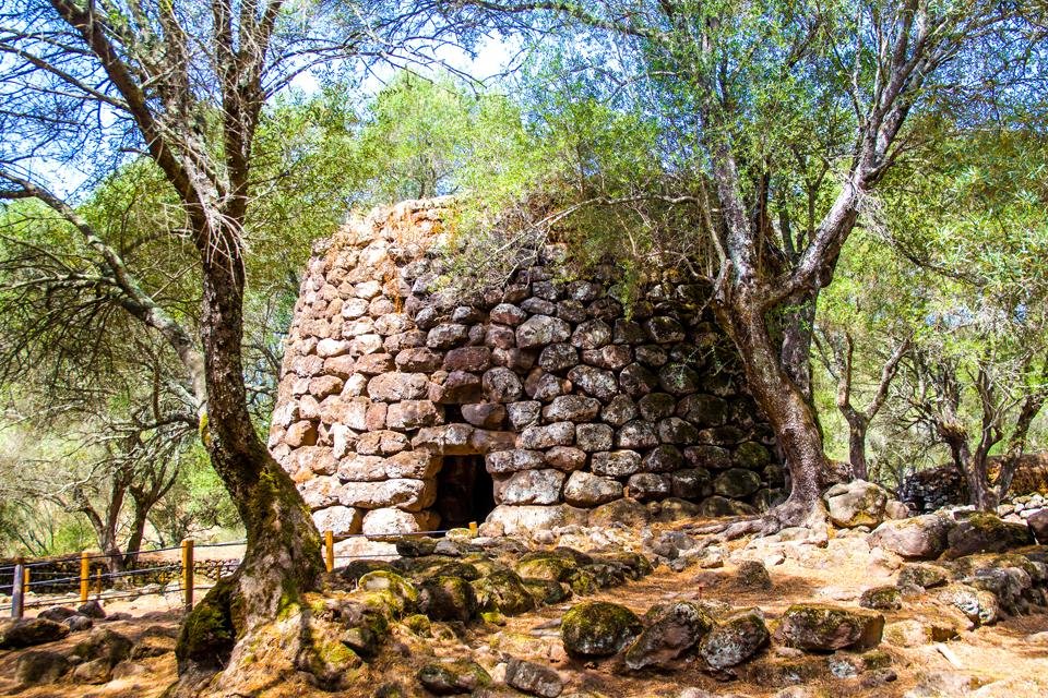 Nuraghe van Santa Cristina op Sardinië, Italië