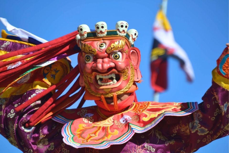 Religieus festival in Bhutan
