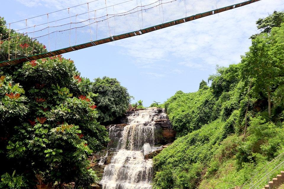 Kintampo Falls in Ghana