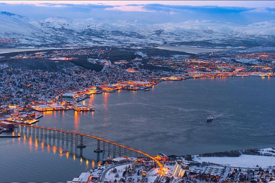 Tromsø, Noorwegen, Winter