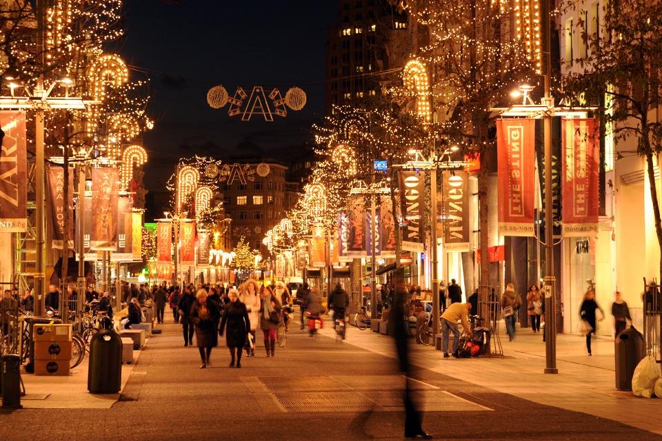 Kerst in Antwerpen, België