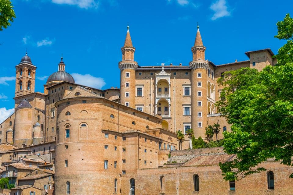 Palazzo Ducale in Urbino, Italië