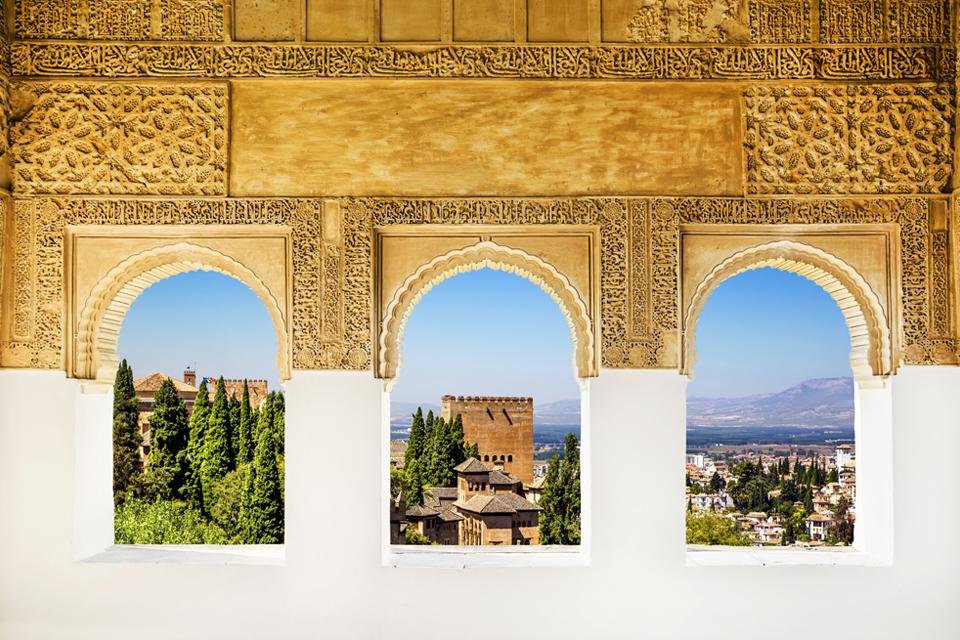 Alhambra, Granada, Andalusië, Spanje