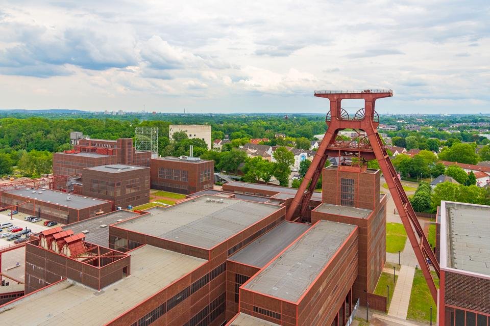Zeche Zollverein in Essen, Duitsland