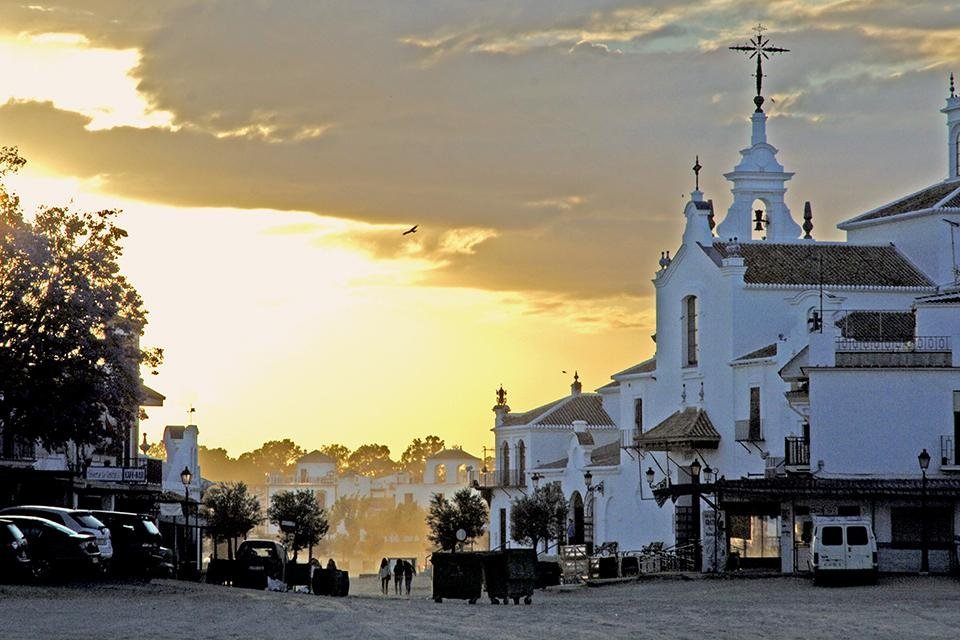 El Rocío in Andalusië, Spanje