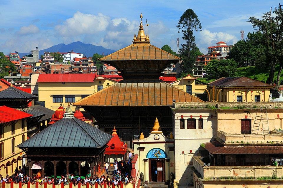 Tempel van Pashupatinath Kathmandu Nepal