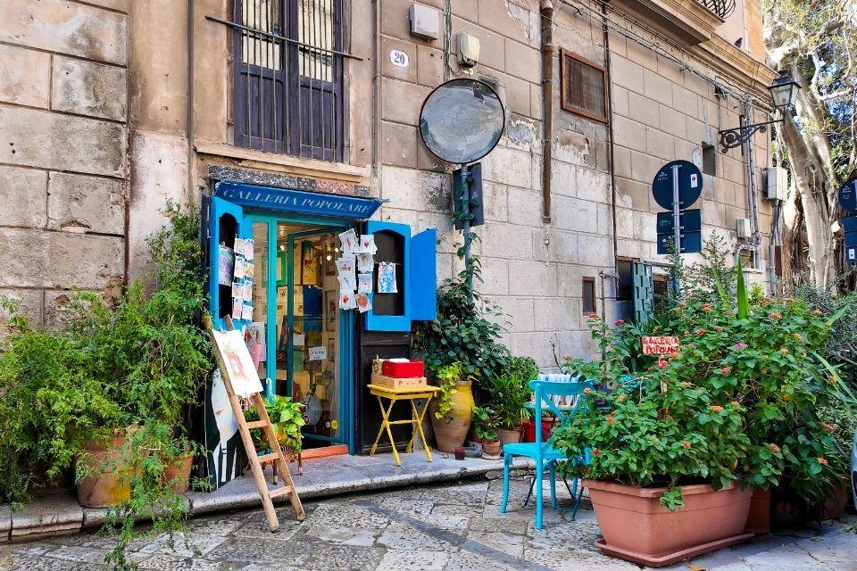 Kalsa-wijk in Palermo, Italië