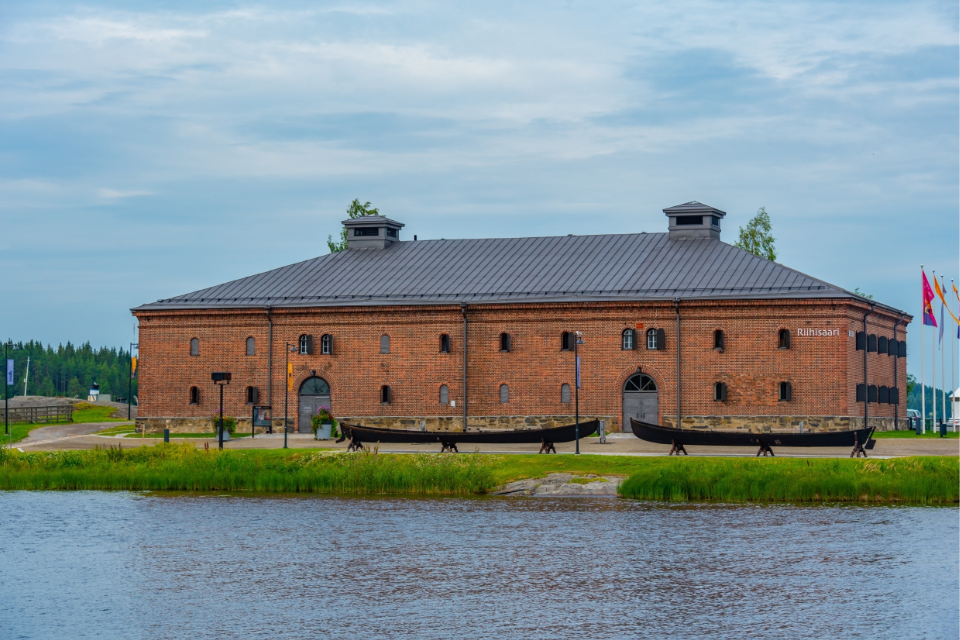 Riihisaari Museum in Savonlinna, finland