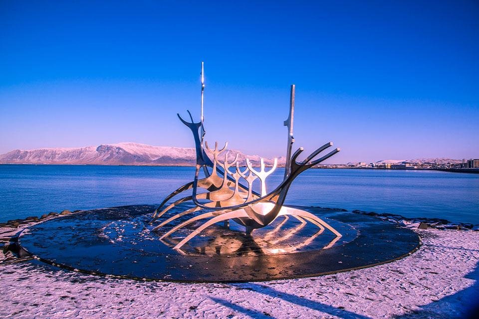 Reykjavik IJsland winter