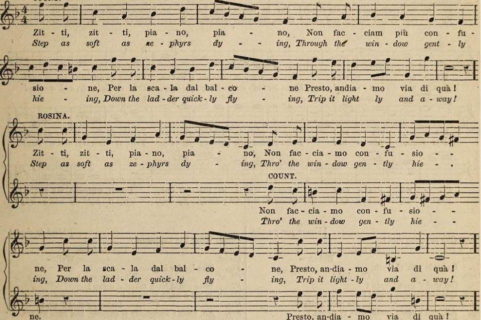 Opera 'Il barbiere di Siviglia' van Rossini