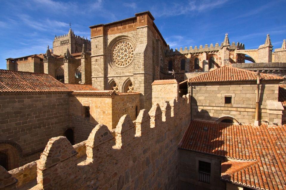 De kathedraal van Ávila Spanje