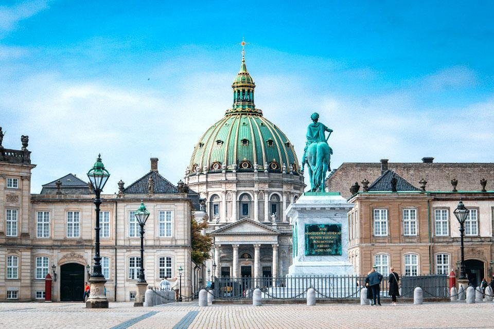 Slot Amalienborg Kopenhagen Denemarken