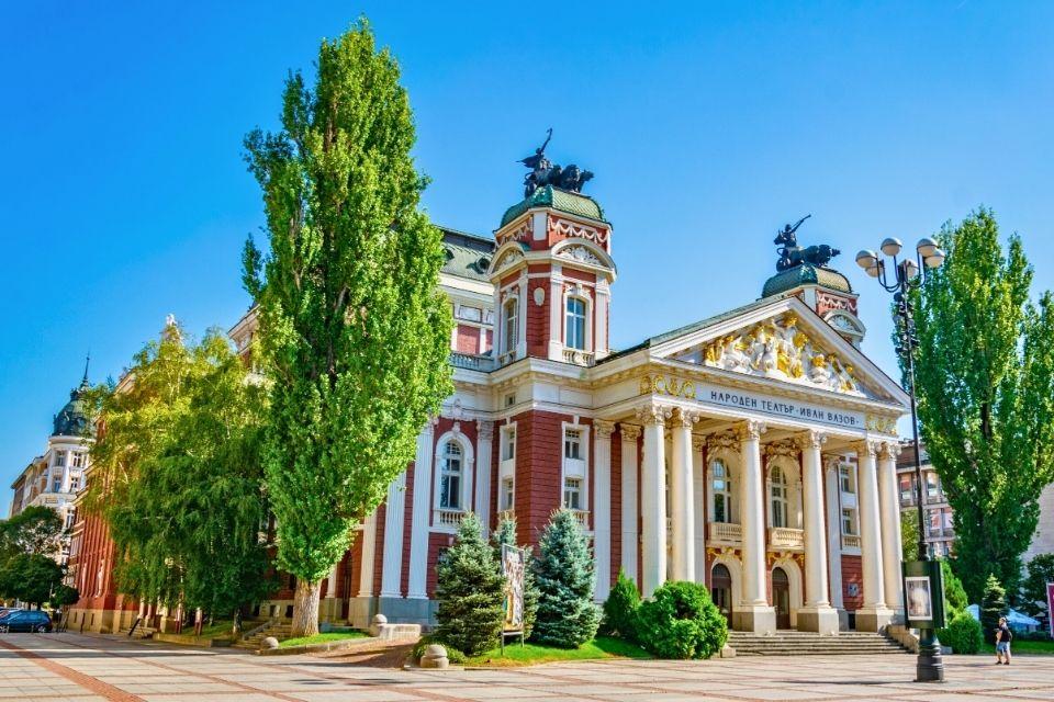 Het Vazov Theater in Sofia Bulgarije