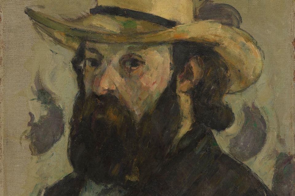 Paul Cezanne, Portrait de l'artiste au chapeau de paille, 1878–1879 MOMA New York