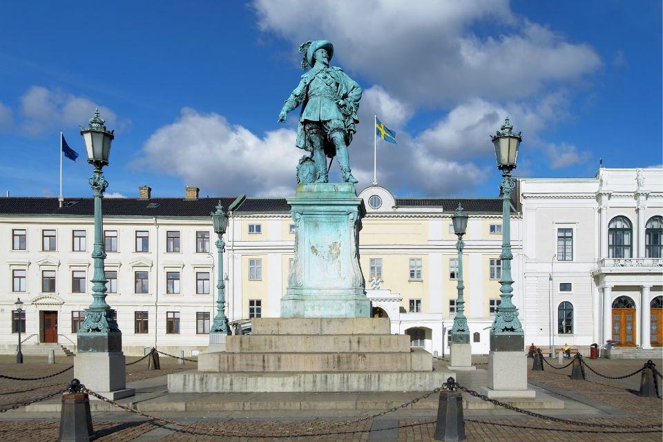 Gustaf Adolfs Torg plein in Göteborg, Zweden