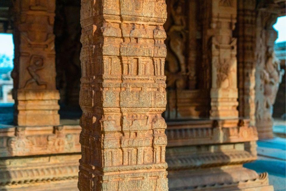 De ruïnes van Vijayanagar, India