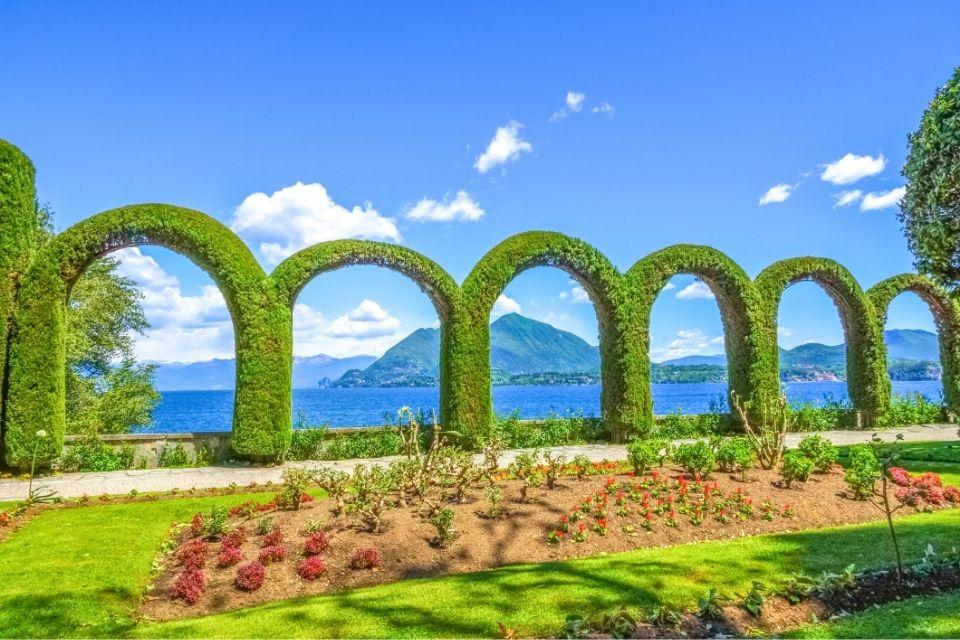 Villa Taranto aan het Lago Maggiore, Italië