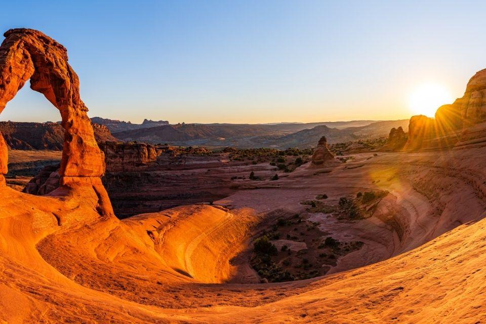 Sunset in Arches National Park Amerika