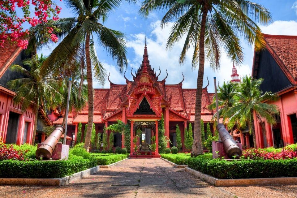 Het nationale museum in Phnom Penh, Cambodja