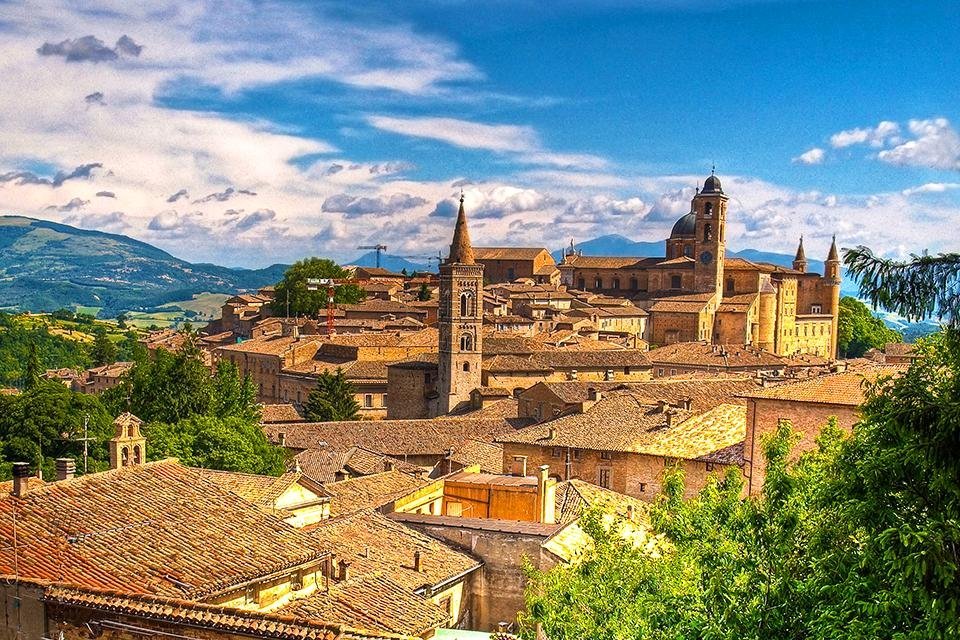 Urbino, De Marken, Italië