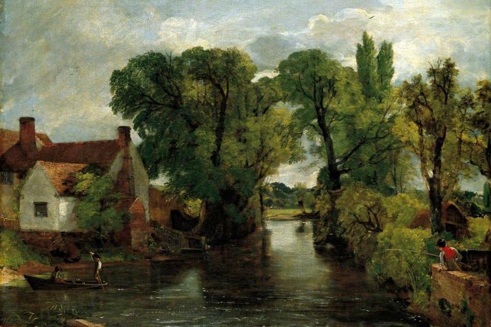 The Mill Stream, Flatford - John Constable (1814), Groot Brittannië