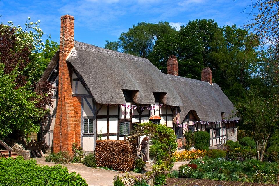 Anne Hathaway's cottage, Stratford, Engeland