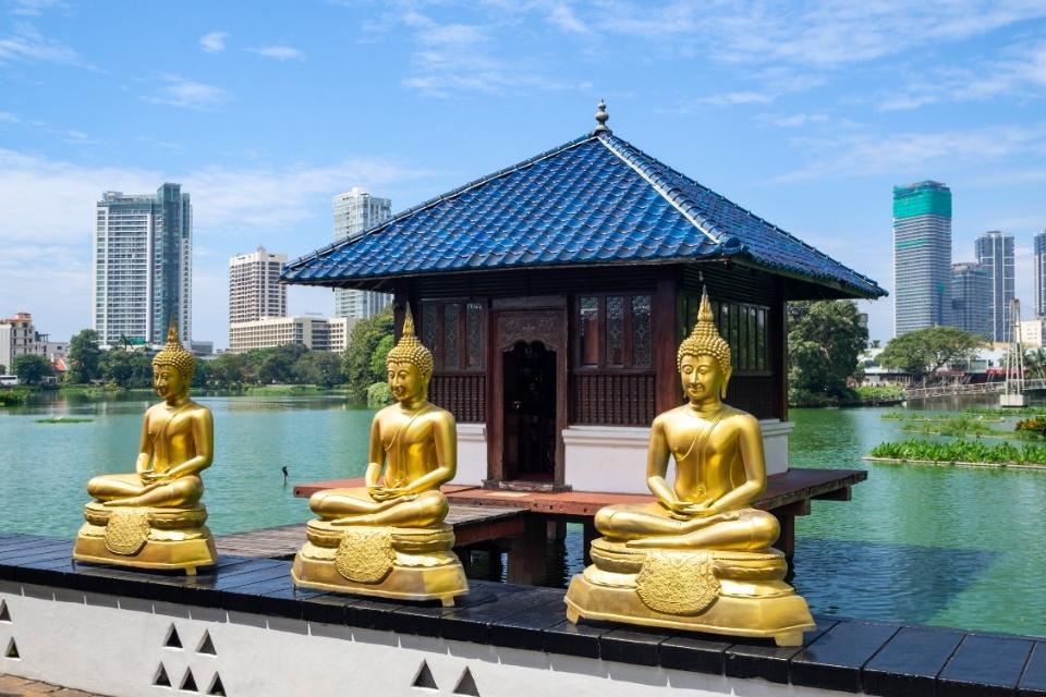 Gangarama Sima Malaka Tempel, Colombo, Sri Lanka