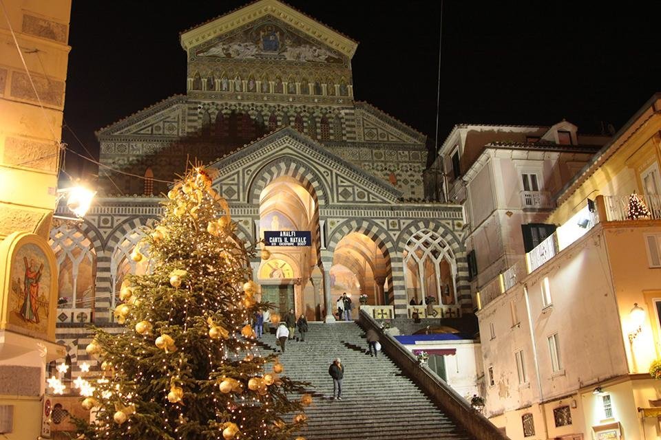 Kerst in Amalfi, Italië