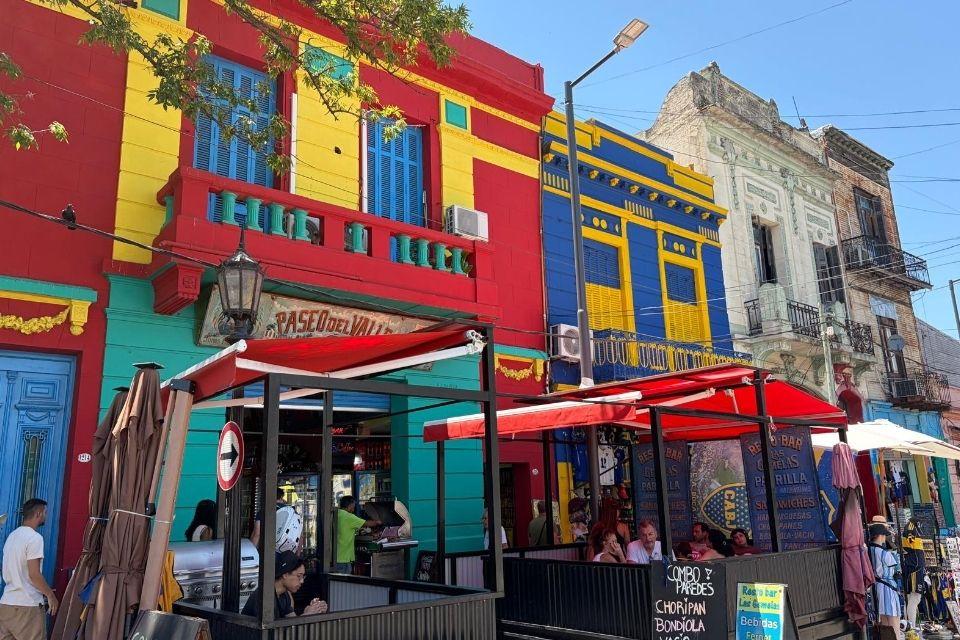 De wijk la Boca in Buenos Aires, Argentinië