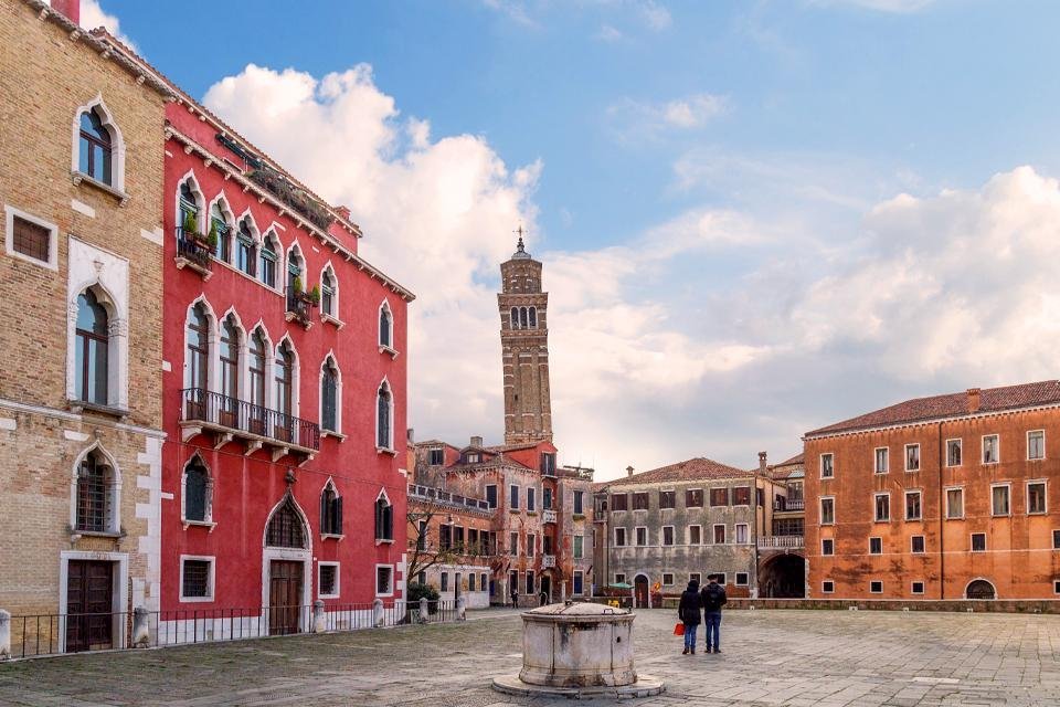 Campo Sant'Angelo in Venetië, Italië