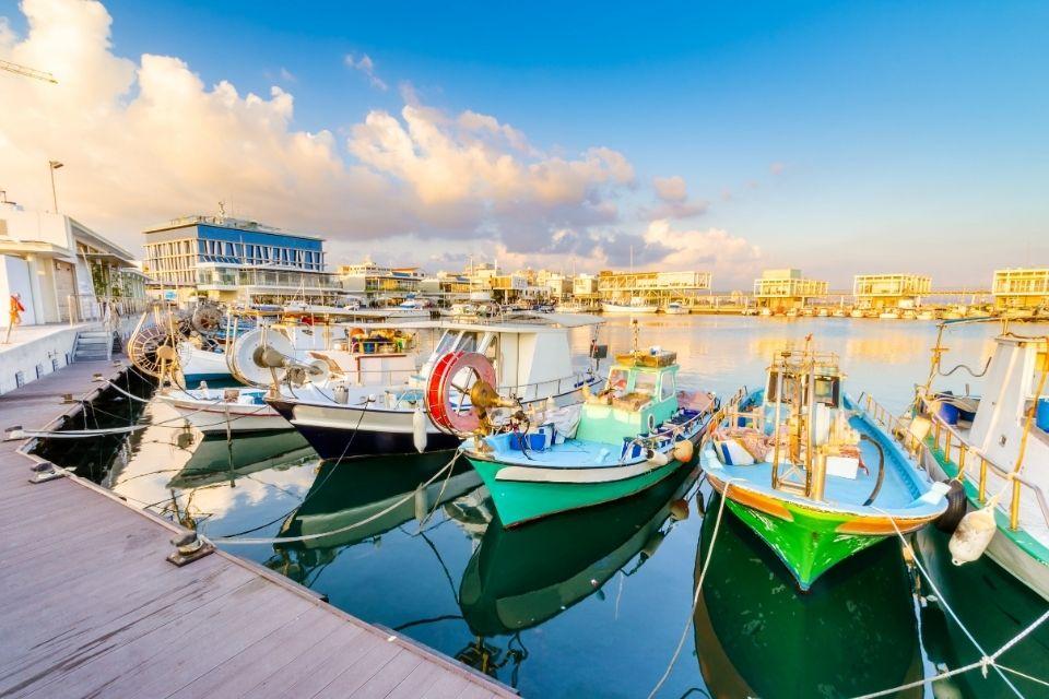 De oude haven van Limassol Cyprus