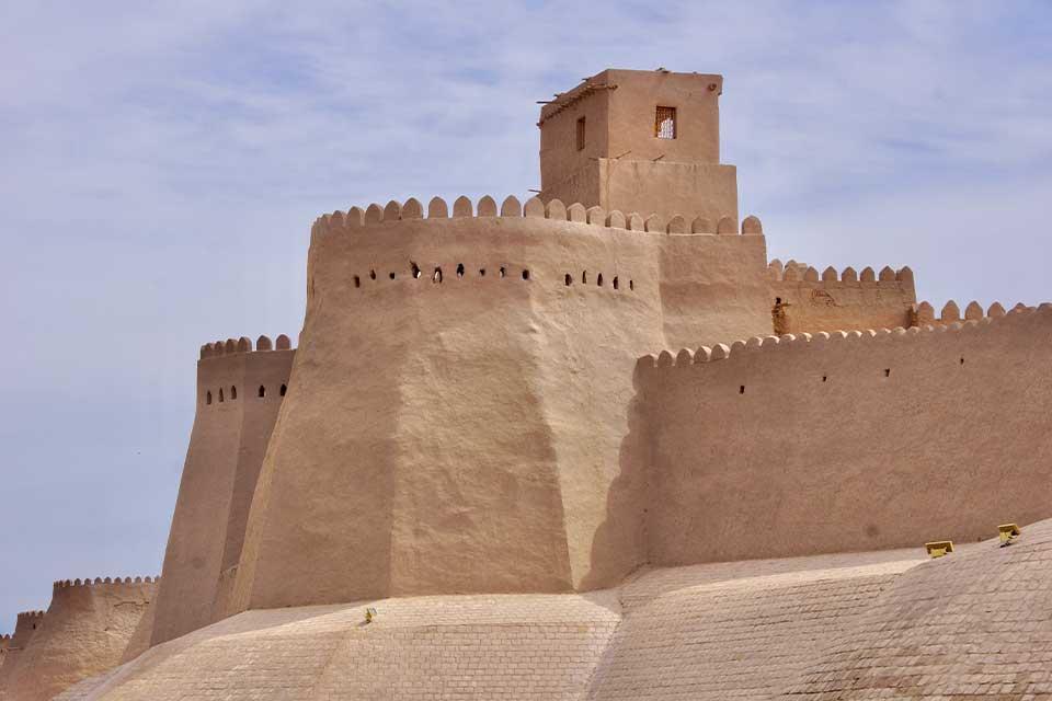 Kuhna Ark in Khiva, Oezbekistan | Foto: Peter van de Wiel