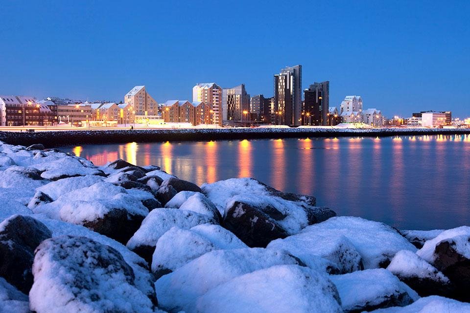 Reykjavik IJsland winter