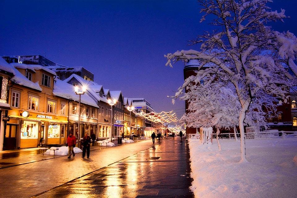 Tromsø kerst Noorwegen