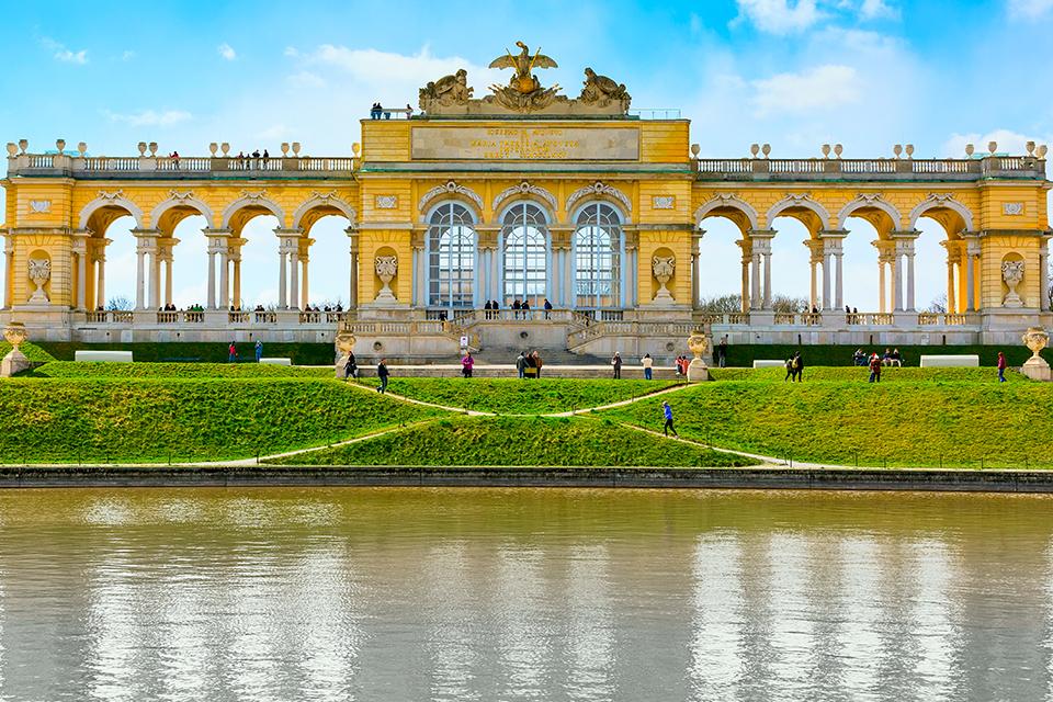 Tuin van Schloß Schönbrunn, Wenen, Oostenrijk