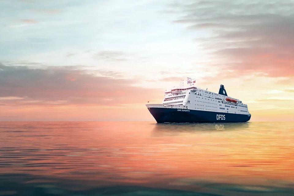 De ferry van DFDS naar Newcastle upon Tyne