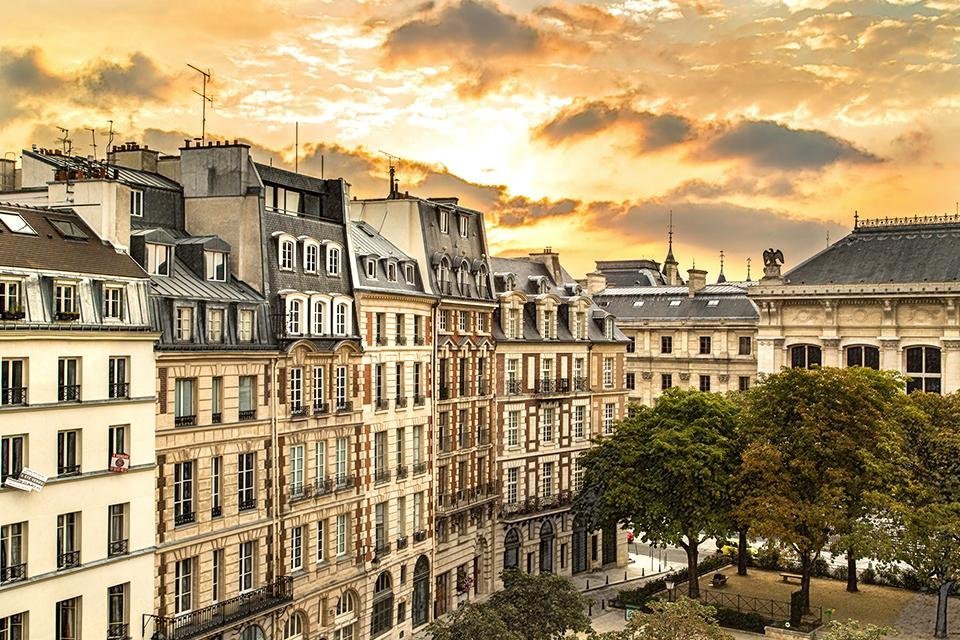 Place Dauphine, Parijs, Frankrijk