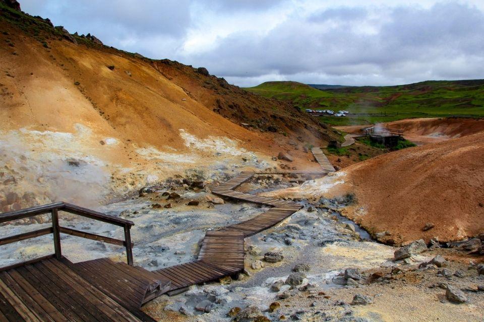 Modderpoelen in Krýsuvík, IJsland