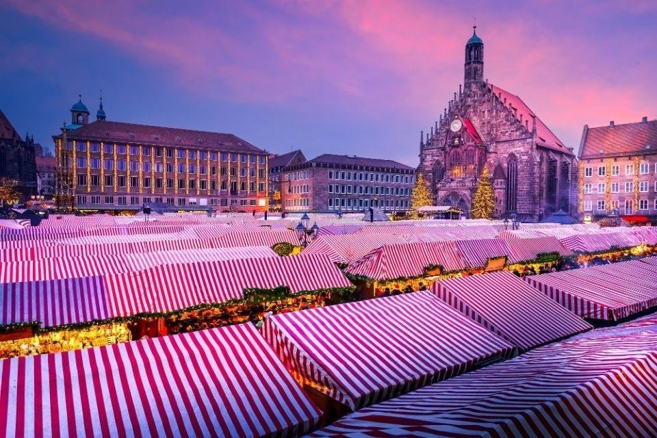 Christkindlesmarkt Nürnberg Duitsland