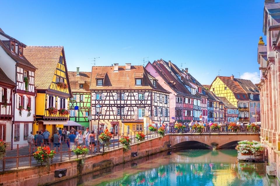 La Petite France in Straatsburg, Frankrijk