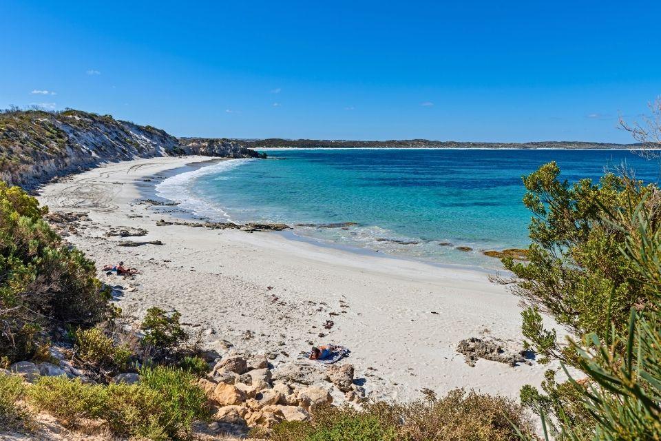 Vivonne Bay op Kangaroo Island Australië