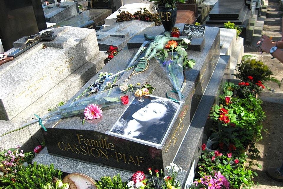 Graf van Édith Piaf, Père-Lachaise, Parijs, Frankrijk
