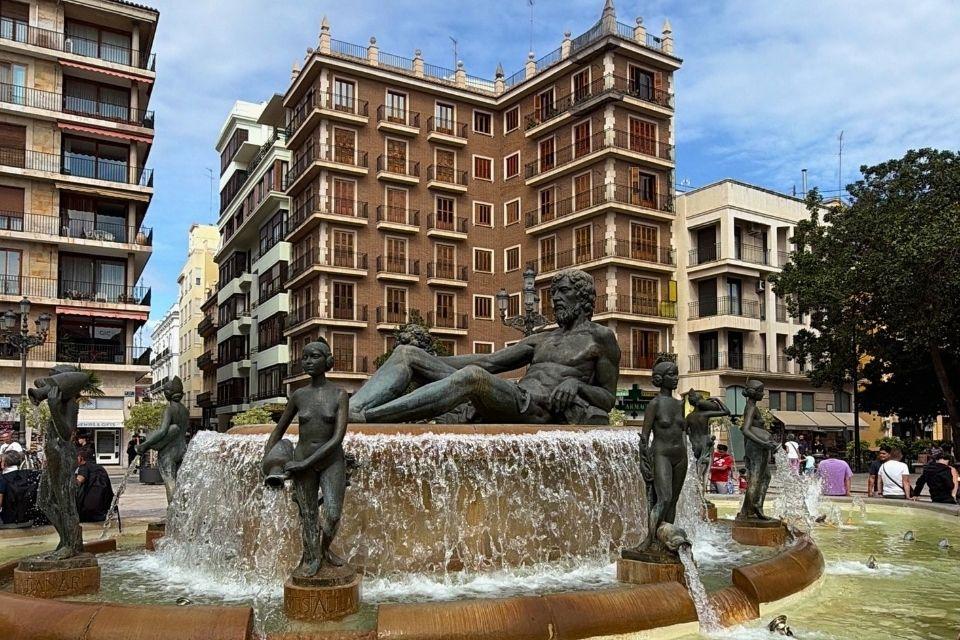 De Turia fontein in Valencia Spanje