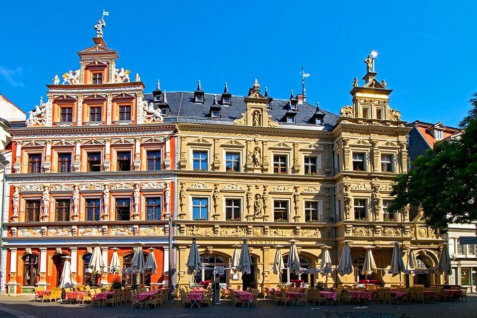 Fischmarkt, Erfurt, Duitsland