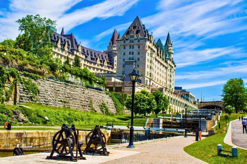 Fairmont Château Laurier hotel in Ottowa, Canada